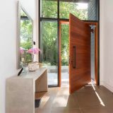 Enhancing Your Home's Appeal Front Door Transformation with Glass Panels glass panels 